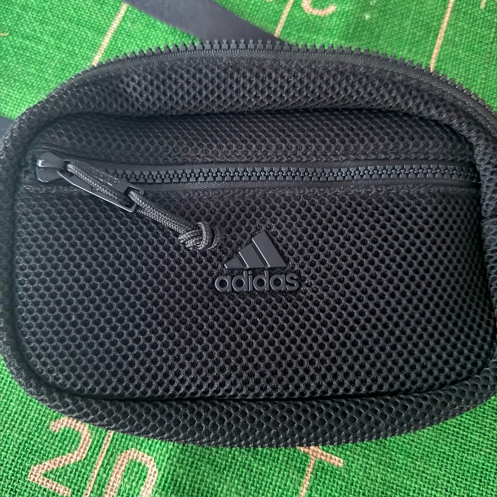 Adidas Black Mesh Belt Bag